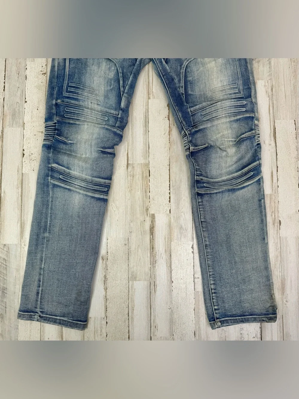 Decibel Men’s Jeans 36x32 Blue Straight Cotton Denim Zipper Button - Picture 3 of 11